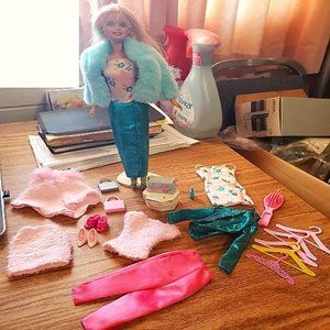 Retired 19/99 Vintage Fashion Fur Designer Barbie